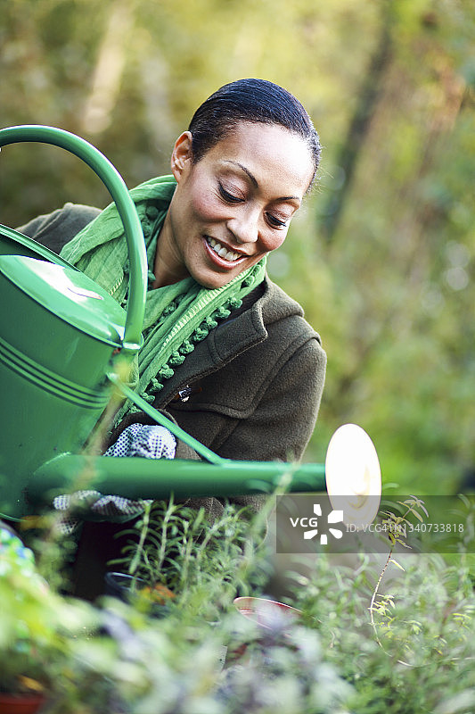 女人园艺图片素材