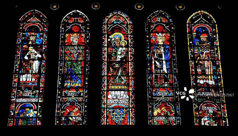 沙特尔大教堂图片素材