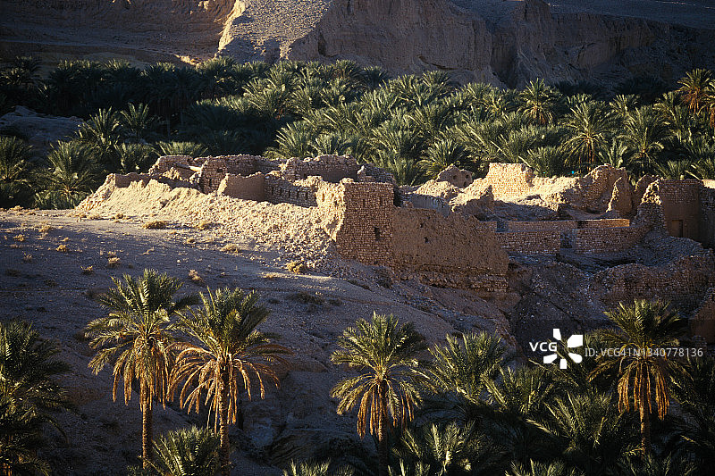 塔梅尔扎古村落，突尼斯图片素材