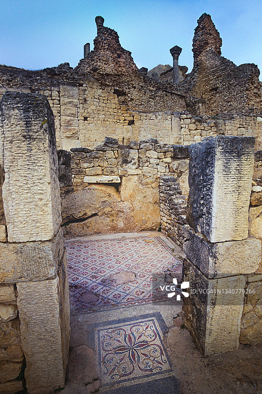 古罗马城市，非洲突尼斯图片素材