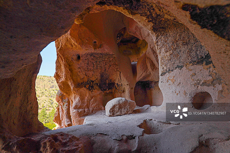 班德利尔国家纪念碑悬崖住所内部图片素材