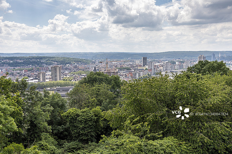 列日天际线图片素材