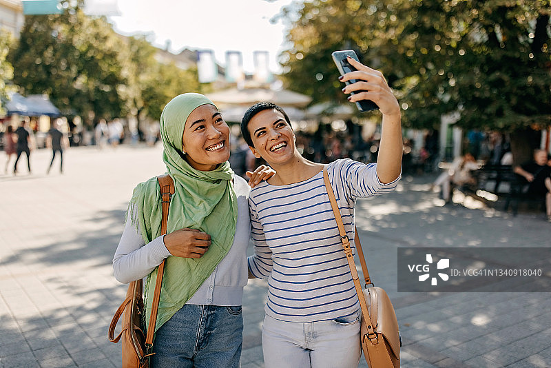 放松和自拍的时间图片素材