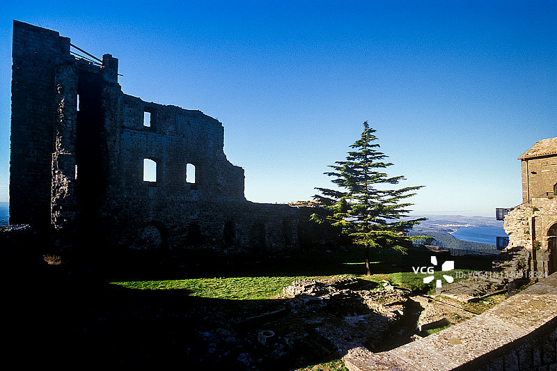 意大利拉齐奥大区维泰博省的托斯卡尼亚图片素材