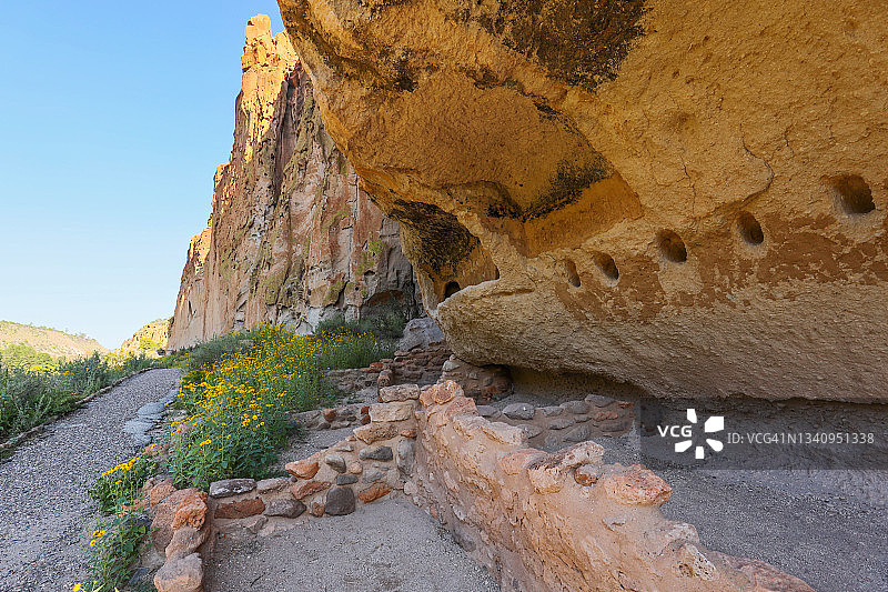 Bandelier国家纪念碑图片素材