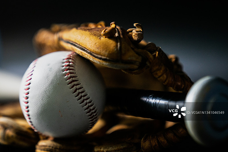 棒球、棒球棒、棒球手套图片素材