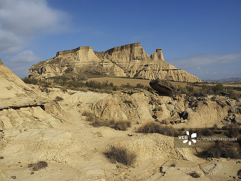 西班牙纳瓦拉巴尔德纳斯雷亚莱斯世界生物圈保护区的皮斯凯拉景色图片素材