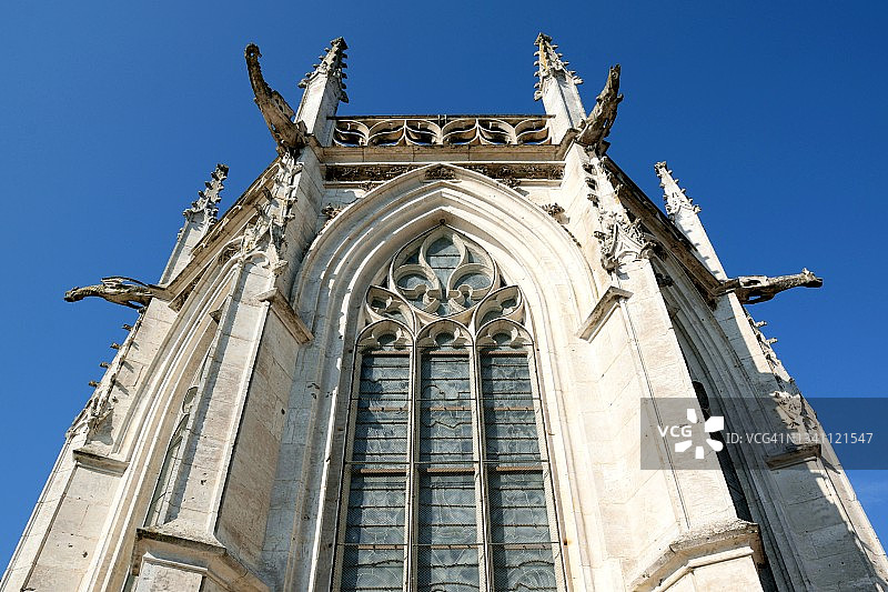 埃夫勒大教堂外 facade图片素材