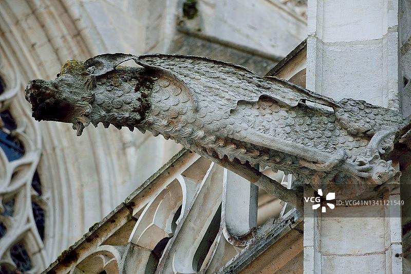 埃夫勒大教堂外 facade图片素材