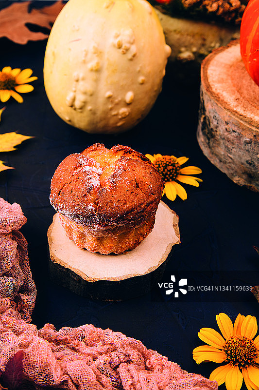 南瓜松饼图片素材