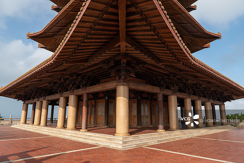 中国莆田妈祖阁的阁楼图片素材