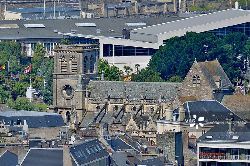 瑟堡-科唐坦圣三一罗勒教堂图片素材