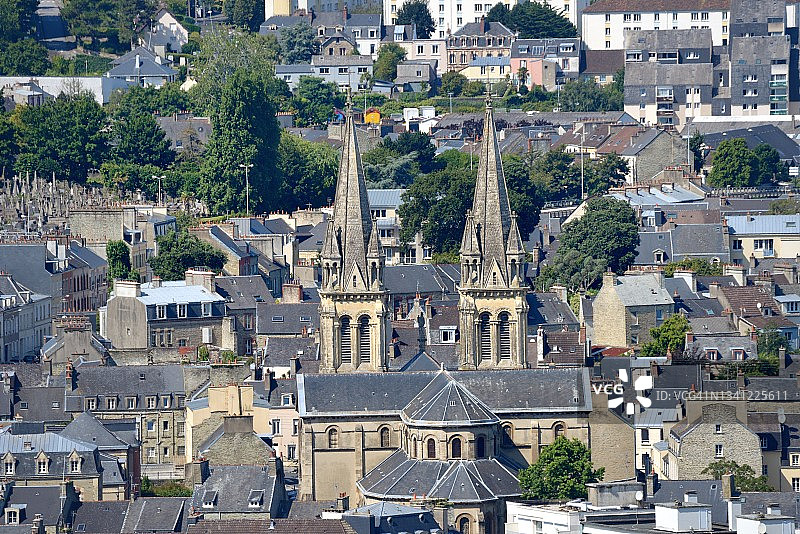 瑟堡科唐坦，圣母教堂图片素材