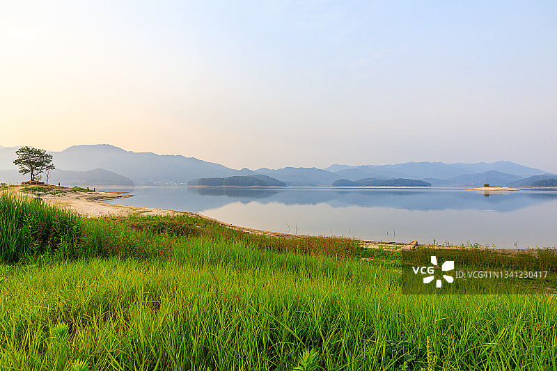 韩国大清湖景观图片素材