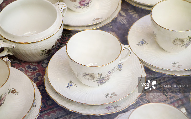 古董茶杯图片素材