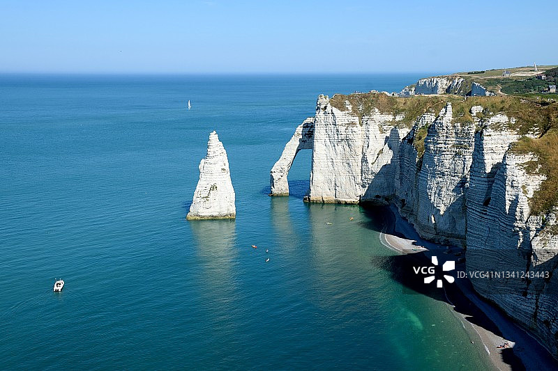 埃特雷塔的悬崖图片素材