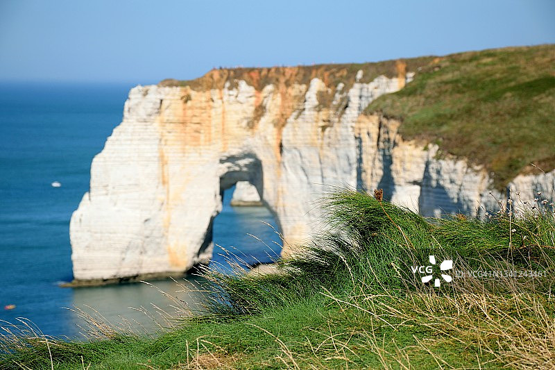 埃特雷塔的悬崖图片素材