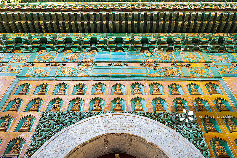 佛教建筑与雕像图片素材