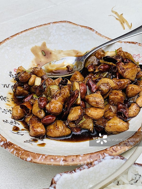 四川宫保鸡丁图片素材