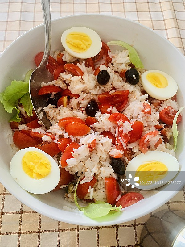 意大利米饭沙拉图片素材