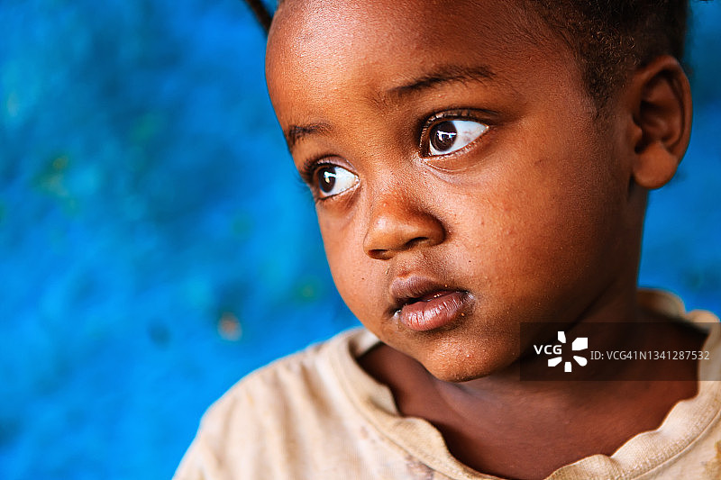 埃塞俄比亚的非洲小女孩图片素材