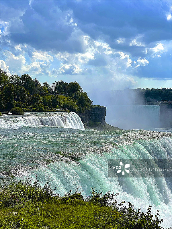 尼亚加拉瀑布的美国瀑布图片素材