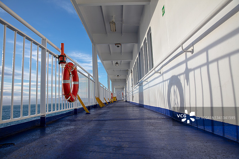 空游轮甲板图片素材