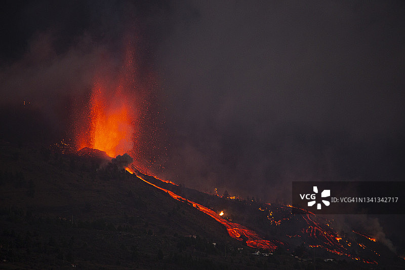老昆布雷火山图片素材