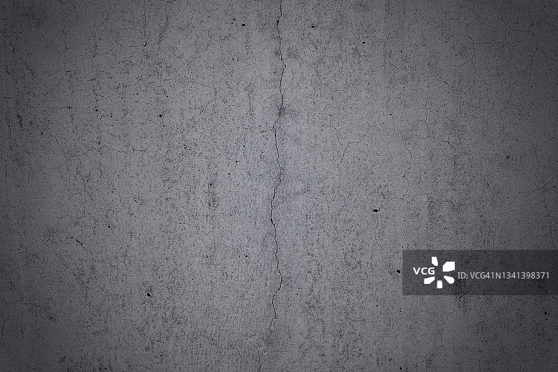 用于背景的复古黑暗光滑裸露混凝土墙图片素材