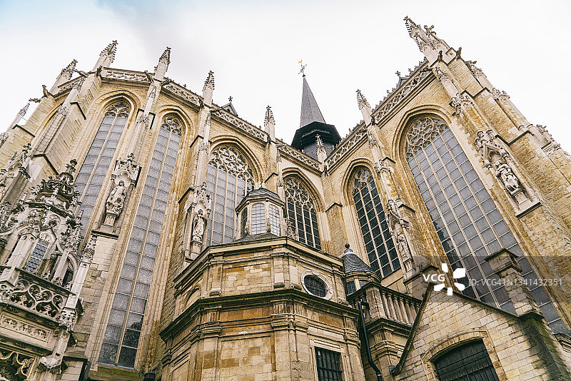 比利时布鲁塞尔圣母教堂图片素材