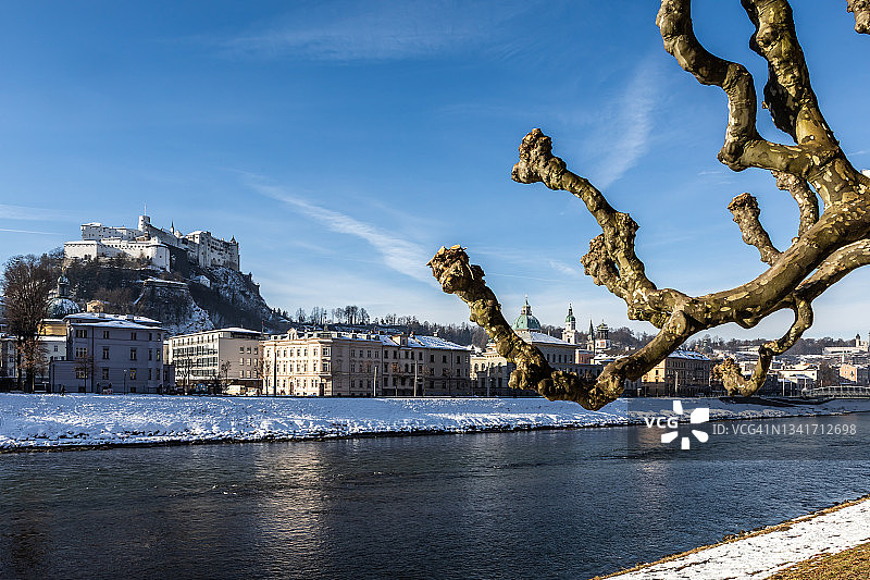 萨尔茨堡要塞，奥地利图片素材
