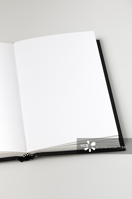 空白页面的打开的书本图片素材