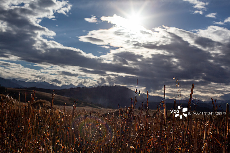 秘鲁的壮丽景色图片素材