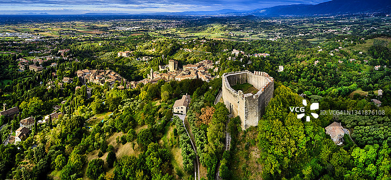 意大利威尼托阿索洛村图片素材
