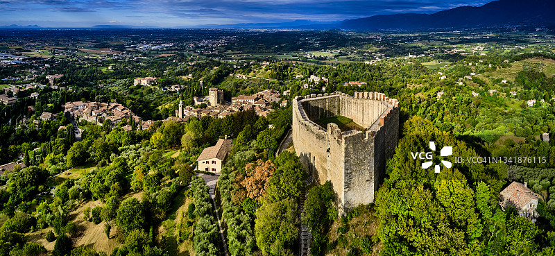 意大利威尼托阿索洛村图片素材