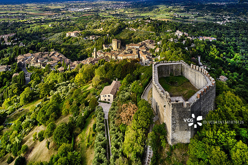 意大利威尼托阿索洛村图片素材