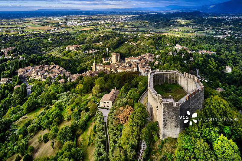 意大利威尼托阿索洛村图片素材