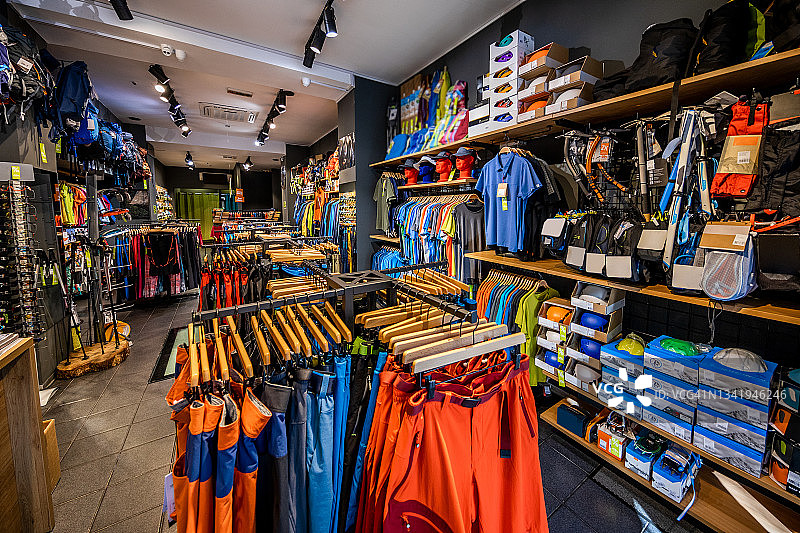 户外装备商店图片素材