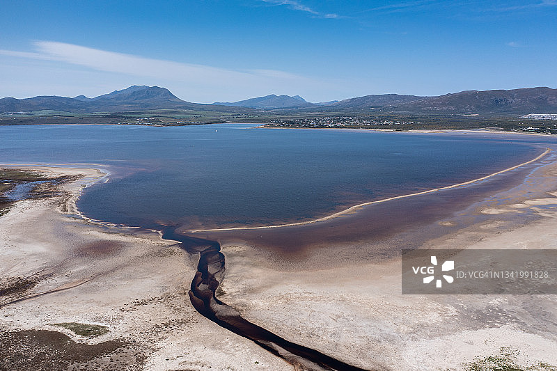 俯瞰克莱因蒙德罗伊桑德河口图片素材