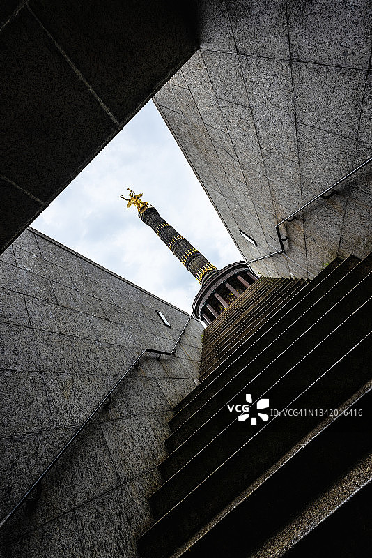 柏林胜利纪念柱图片素材