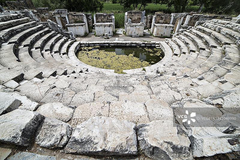 土耳其代尼兹利阿佛洛狄西亚的议事厅图片素材