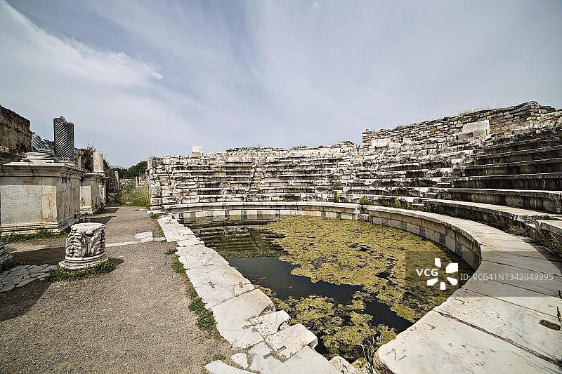 土耳其代尼兹利阿佛洛狄西亚的议事厅图片素材
