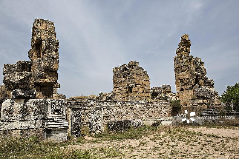 土耳其艾登的哈德良阿佛洛狄西亚浴场图片素材
