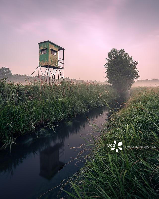 勃兰登堡德国洪泛区景观图片素材