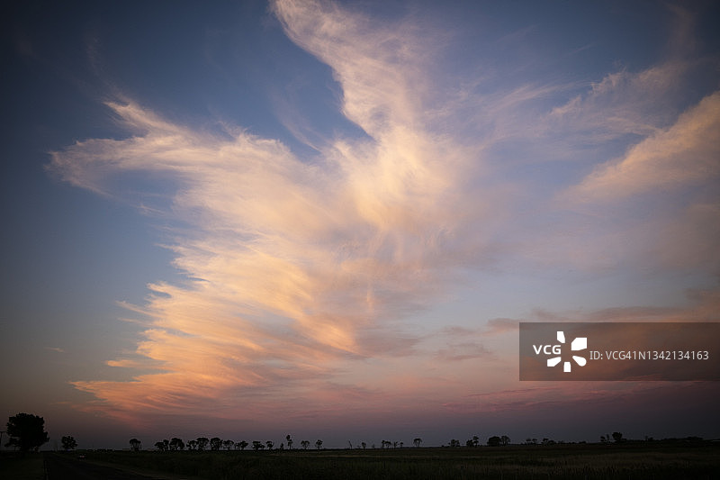 天空中的云图片素材
