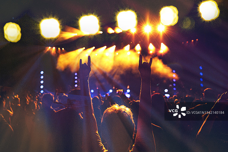 音乐会人群的手图片素材