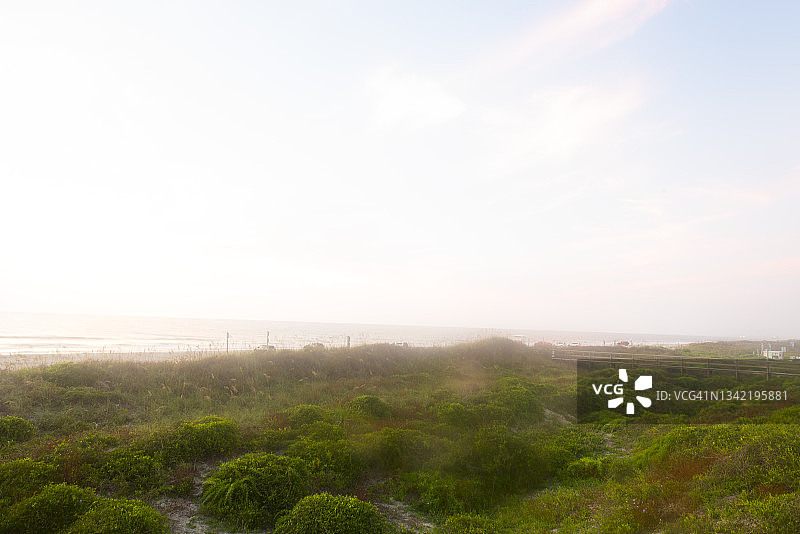 日落海滩景观图片素材
