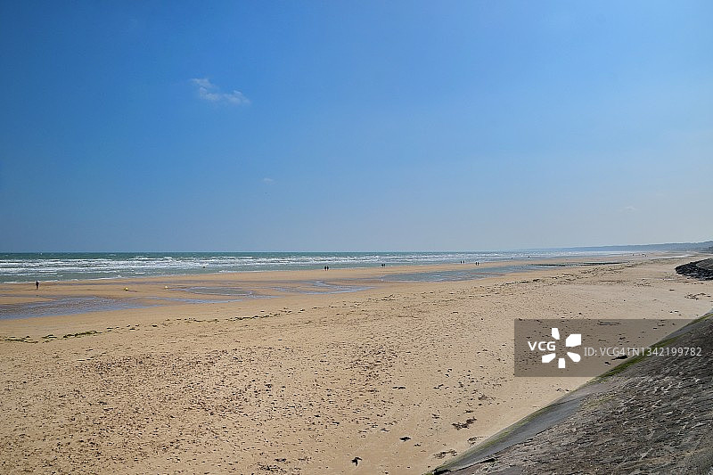 奥马哈海滩：1944年6月6日登陆地点图片素材