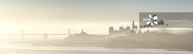 旧金山天际线，加利福尼亚州，美国图片素材
