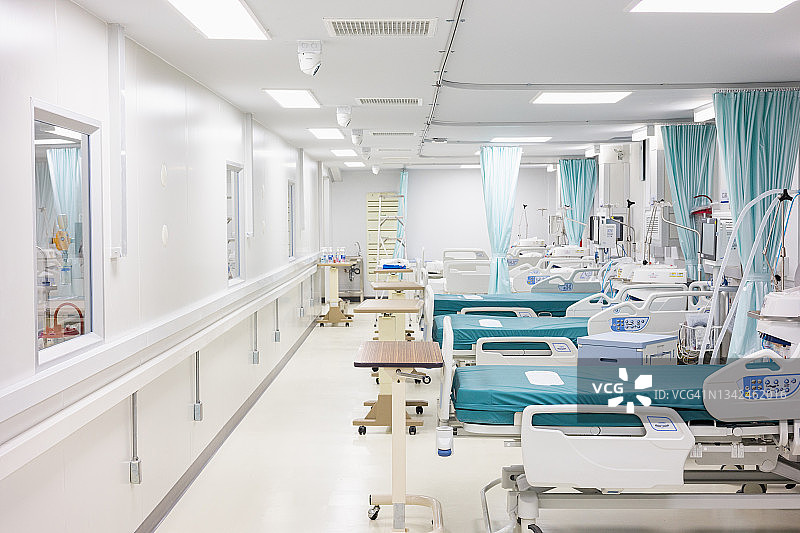 医院重症监护室内部豪华抽象背景图片素材